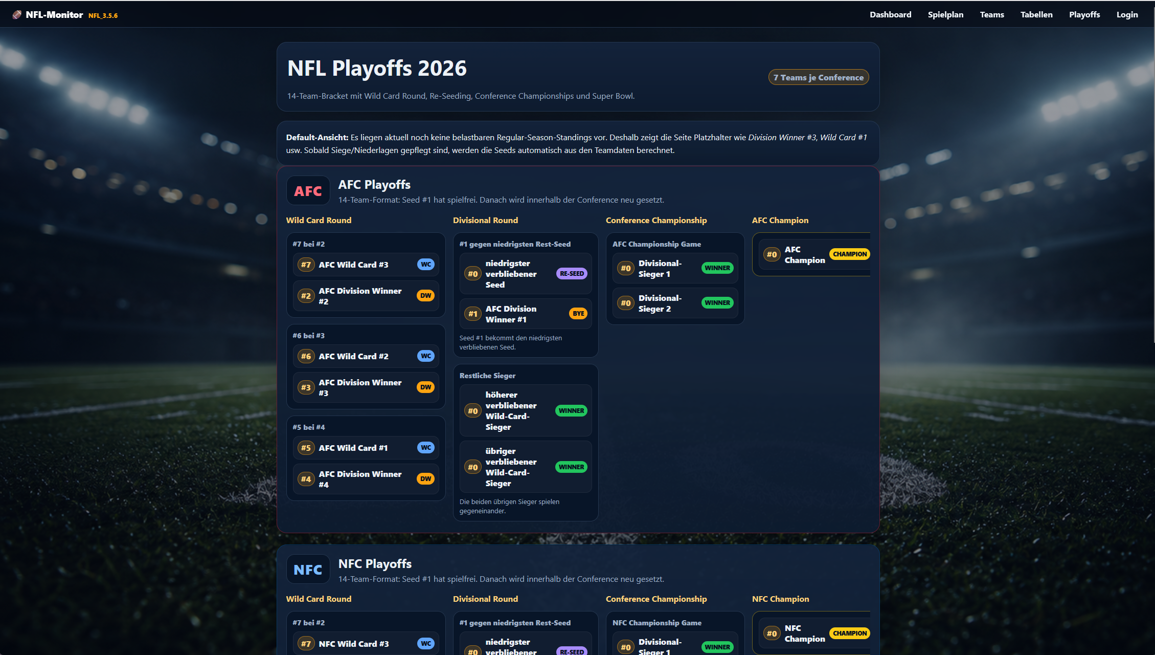 NFL-Monitor – Playoffs
